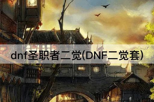 dnf圣职者二觉(DNF二觉套)