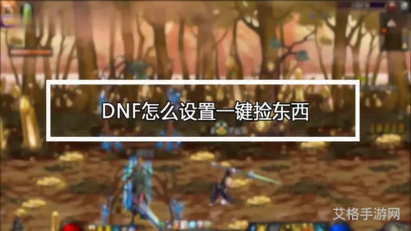 dnf捡装备按哪个键(地下城怎么拾取装备)