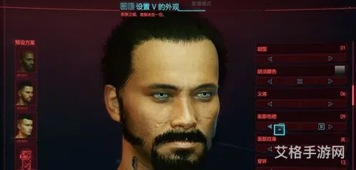 赛博朋克2077捏脸数据男(2077最帅男V角色数据)