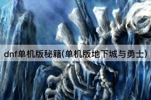 dnf单机版秘籍(单机版地下城与勇士)