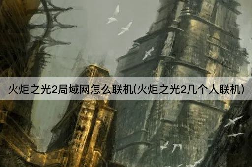 火炬之光2局域网怎么联机(火炬之光2几个人联机)